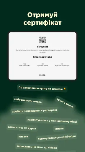 Польська мова з Kleks screenshot