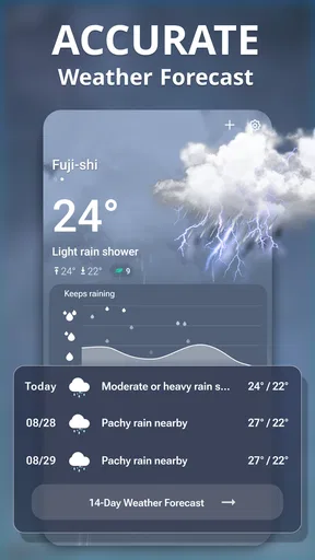 מזג אוויר חי screenshot