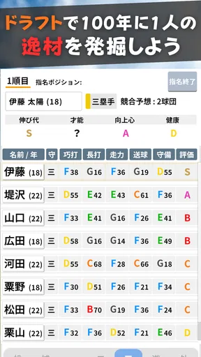 プロ野球ペナントシミュレータ : 野球シミュレーションゲーム screenshot